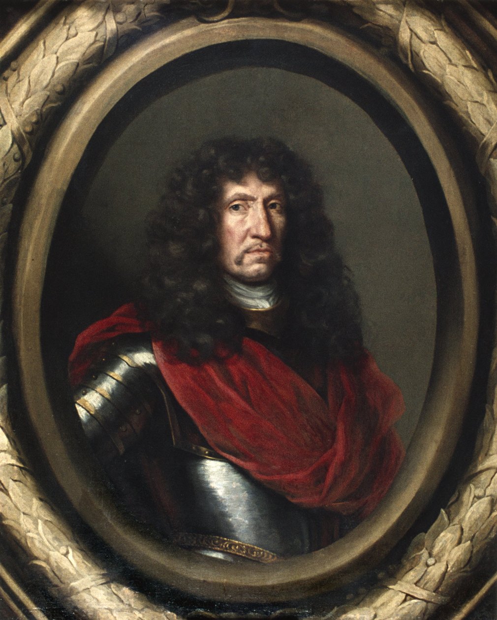 Gustaf Persson Banér (1618-1689), Freiherr, Reichsrat, Feldmarschall, Generalgouverneur, verheiratet mit 1. Brita Bielke, 2. Maria Elisabet Oxenstierna von David Klöcker Ehrenstrahl