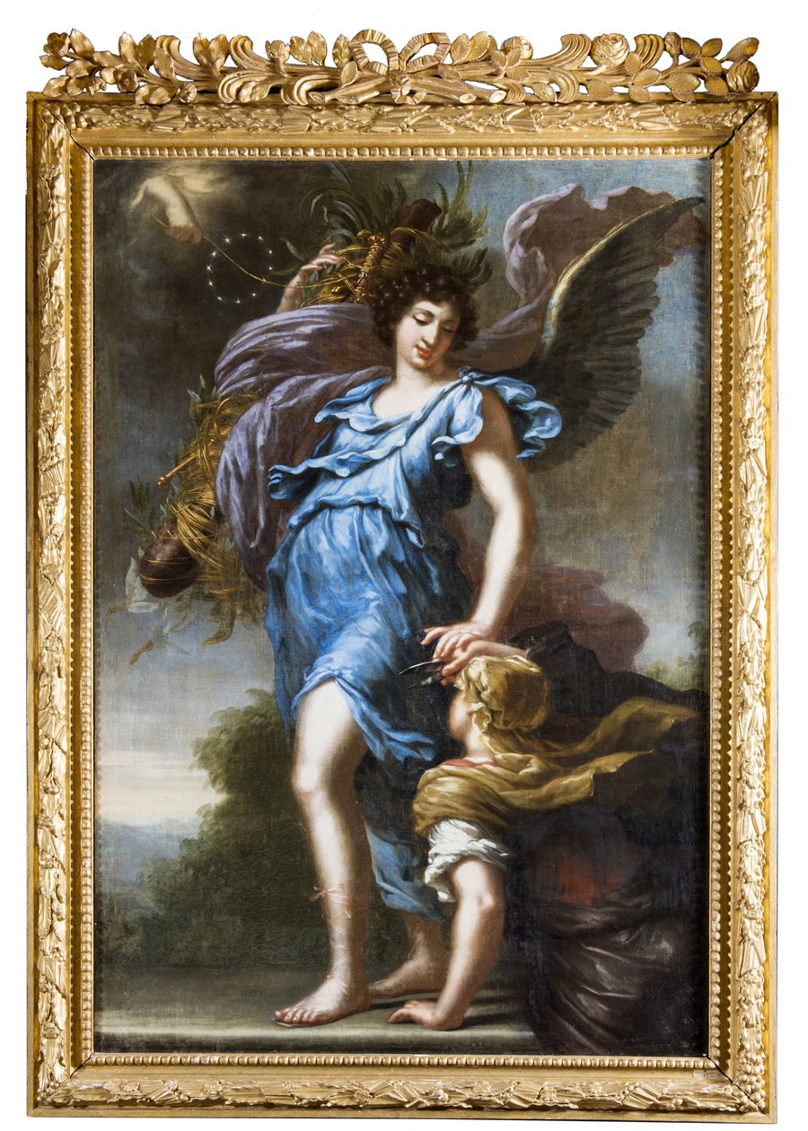 Konung Karl XI:s Schutzengel. Allegorie von David Klöcker Ehrenstrahl