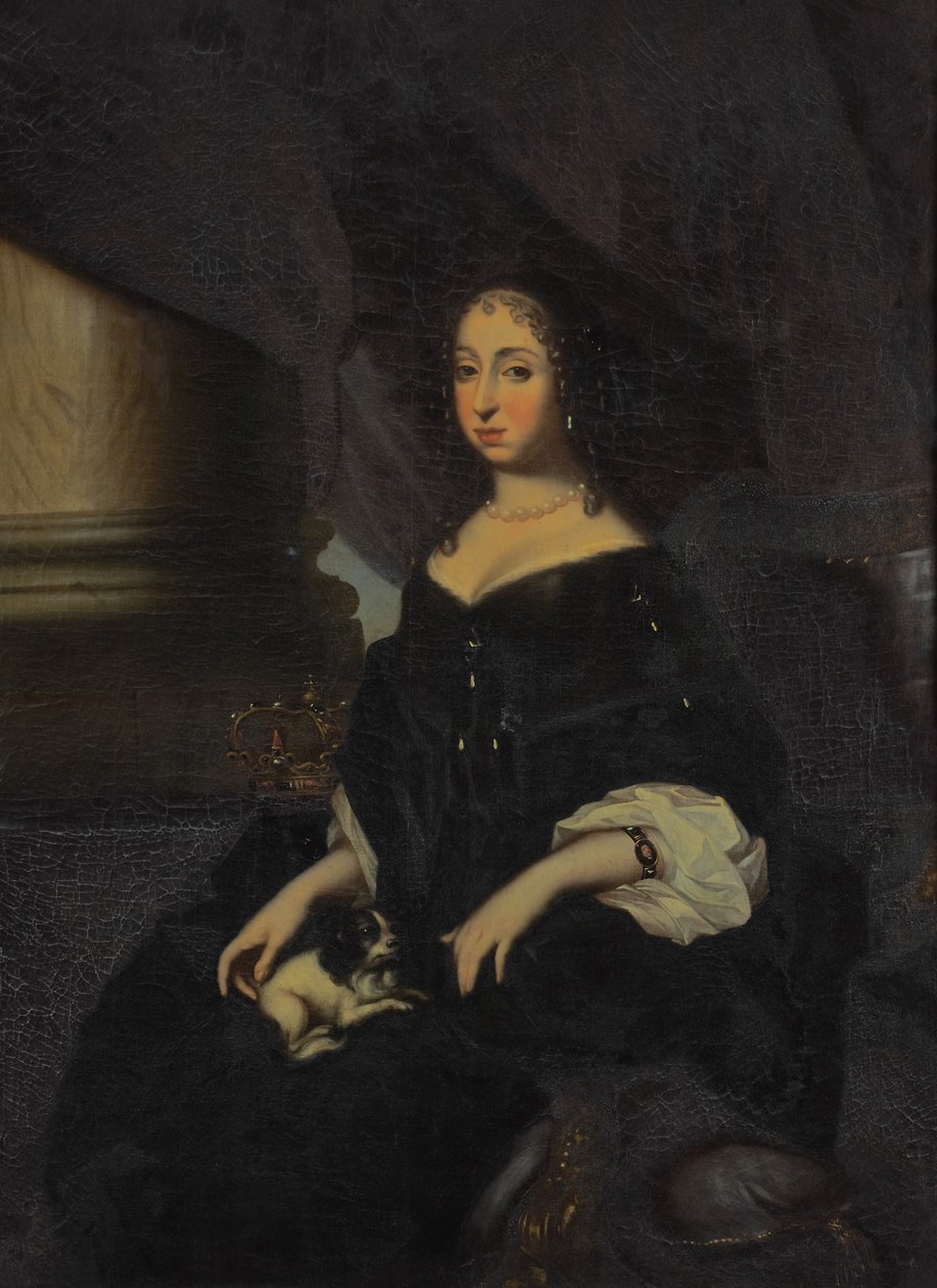 Porträt von Hedvig Eleonora av Holstein-Gottorp (1636-1715) von David Klöcker Ehrenstrahl