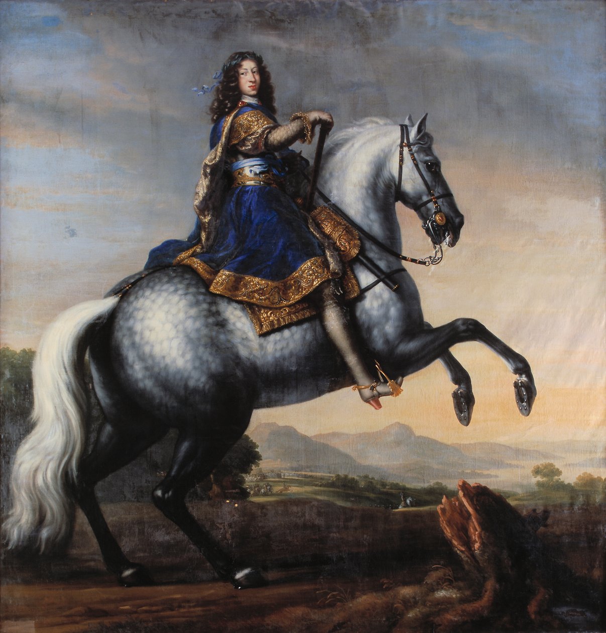 Reiterporträt von Karl XI. von Schweden von David Klöcker Ehrenstrahl
