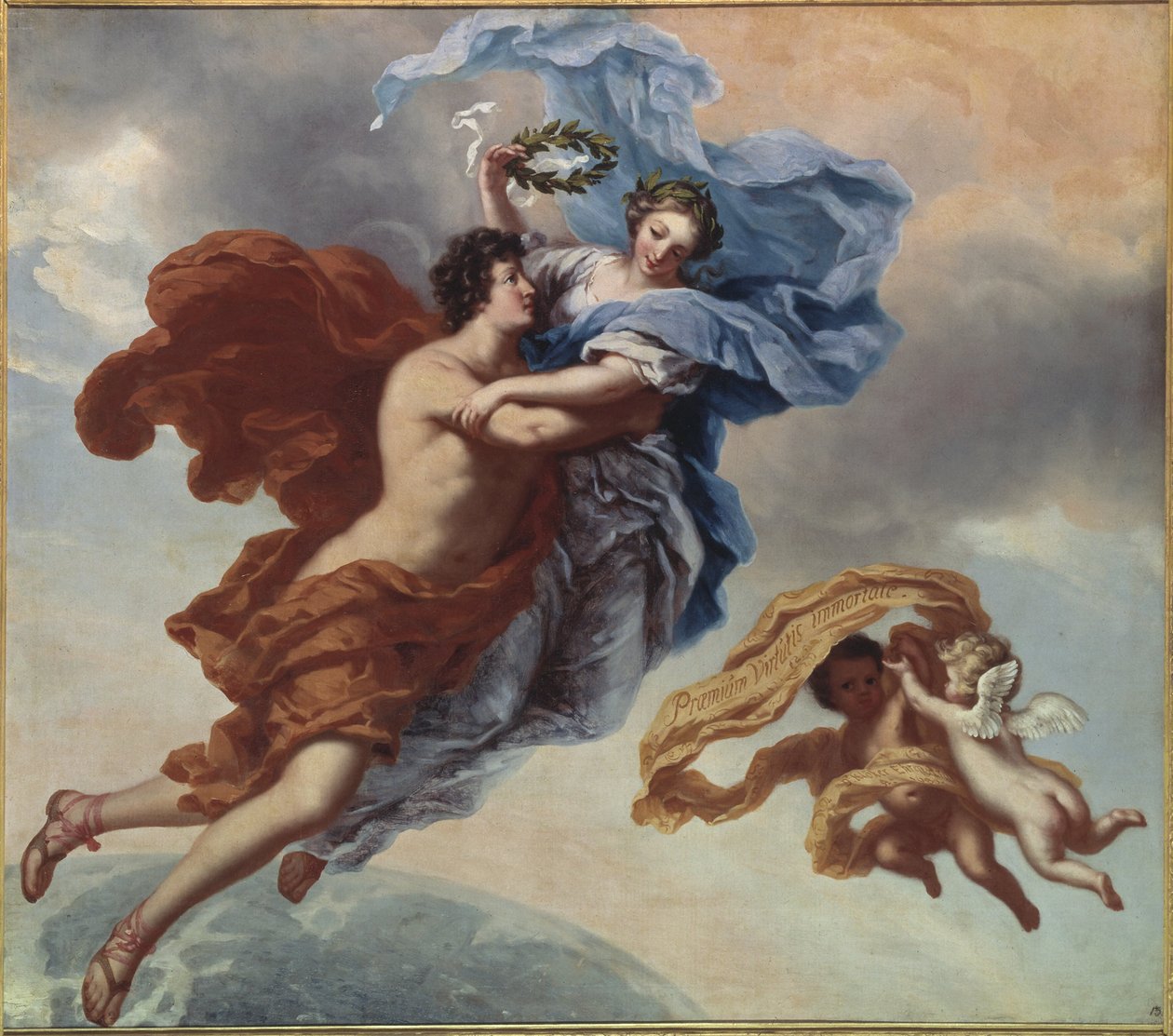 Die Belohnung der Tugend, 1680 von David Klöcker Ehrenstrahl