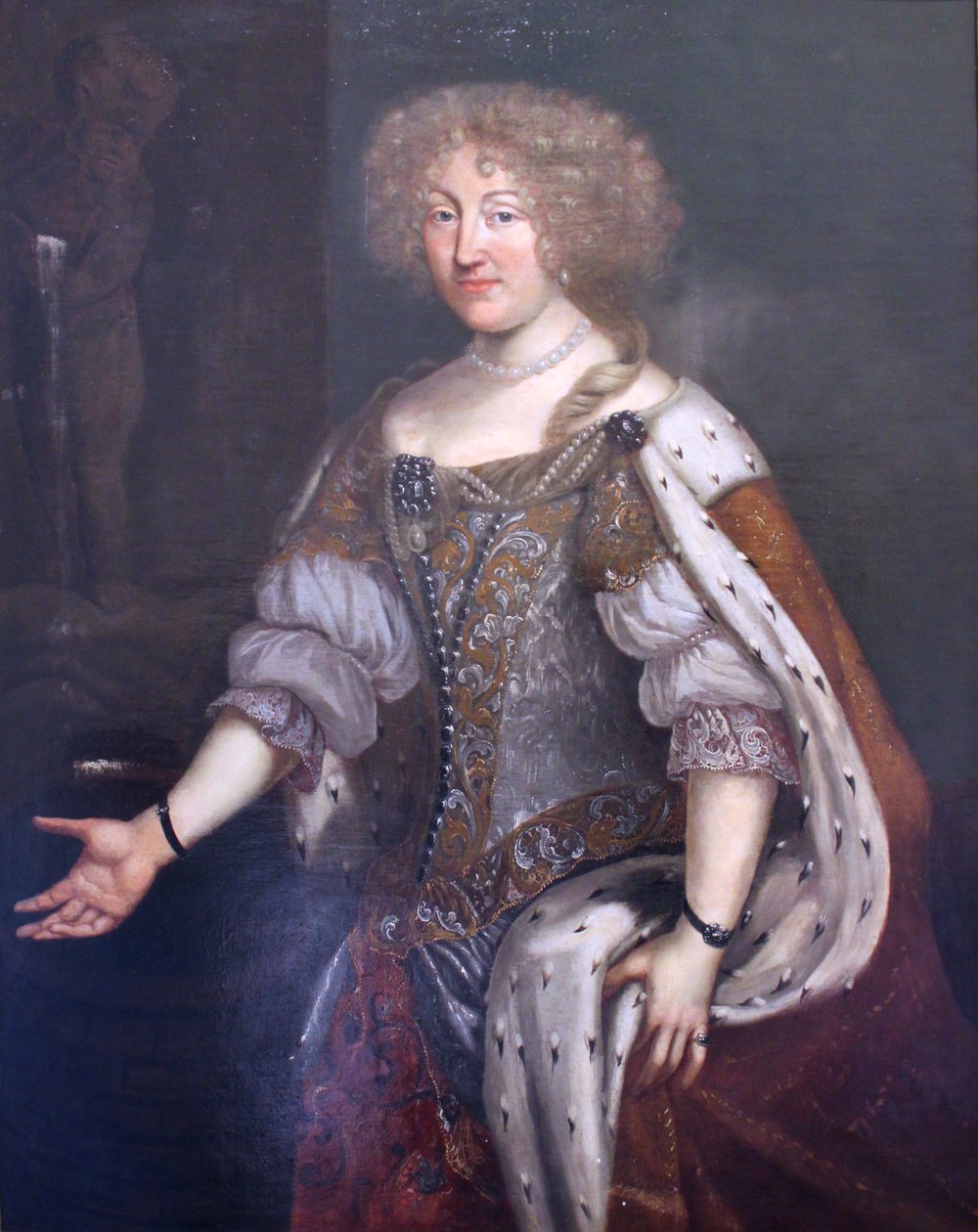Herzogin Magdalena Sibylla von Württemberg im Galakleid von David Klöcker Ehrenstrahl