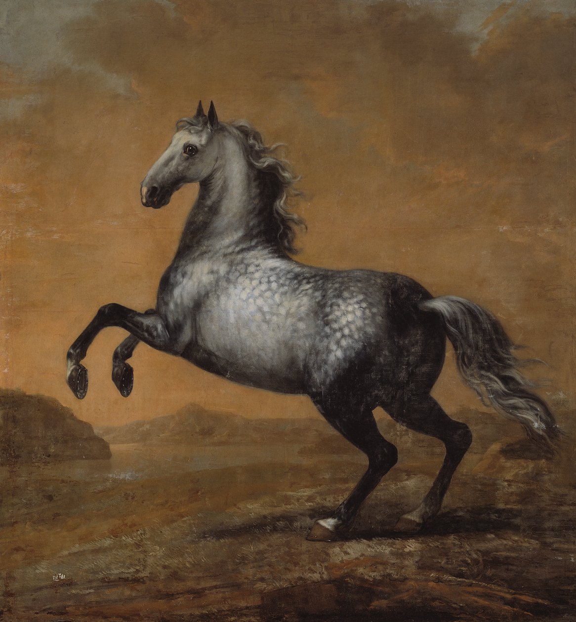 Der kleine Engländer, Pferd von König Karl XI. (1655-97) von David Klöcker Ehrenstrahl