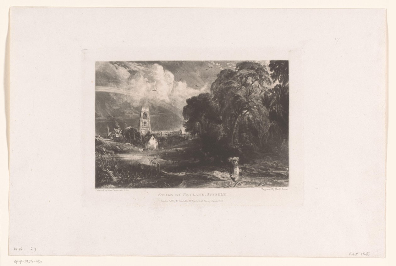 Ansicht von Stoke-by-Nayland von David Lucas