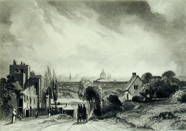 Sir Richard Steeles Cottage, Hampstead Road von David Lucas