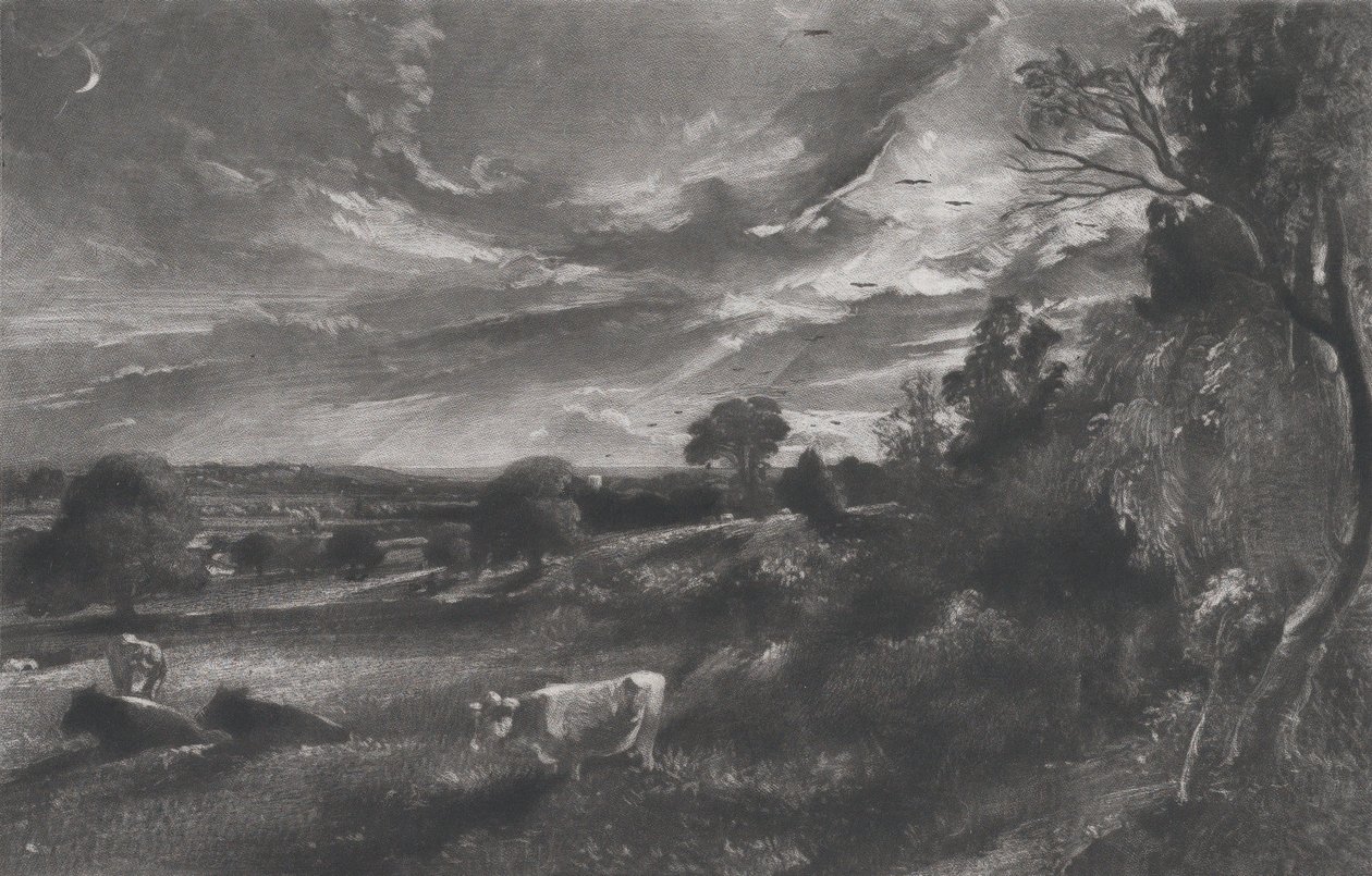 Sommerabend, 1831 von David Lucas