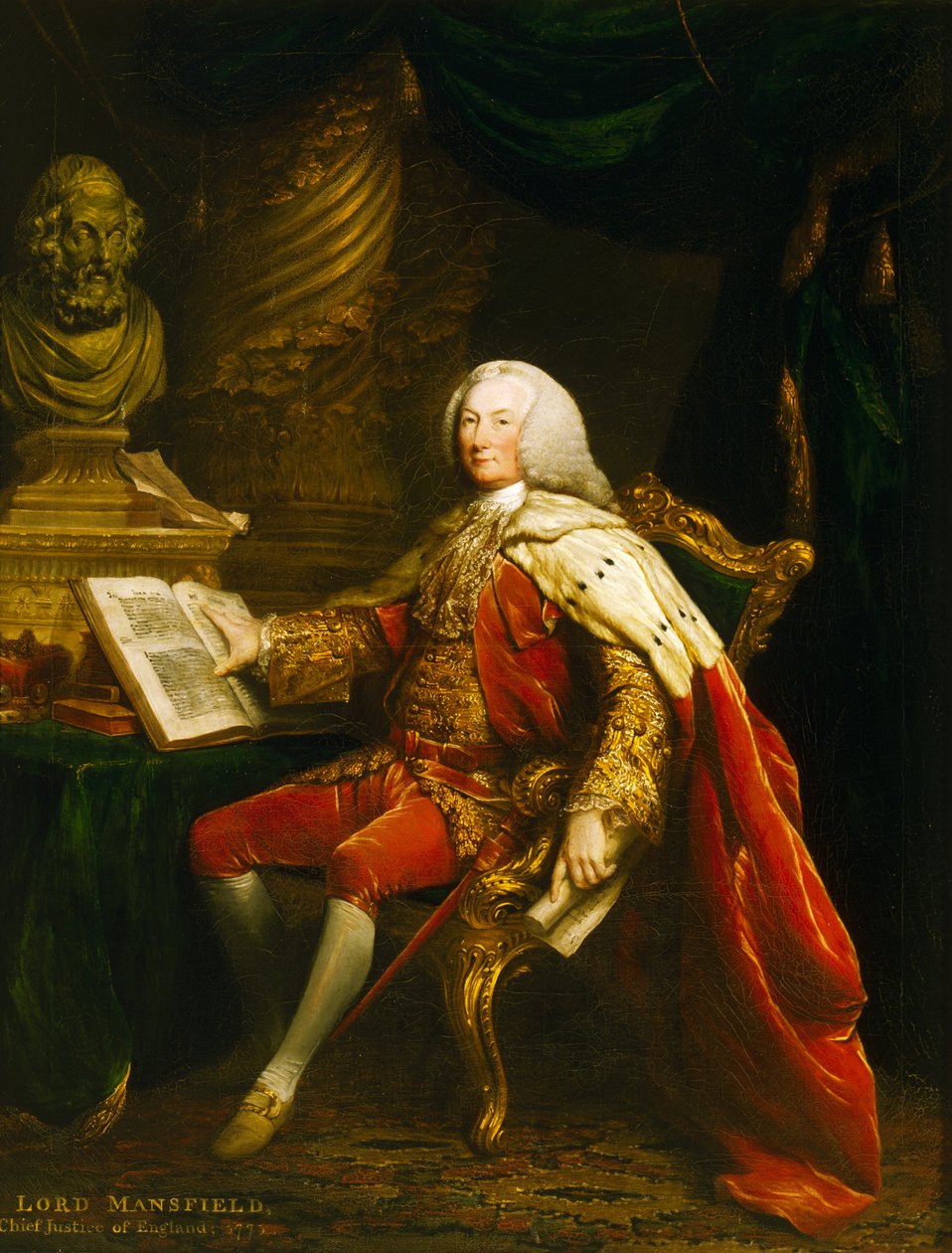 Porträt von William Murray von David Martin