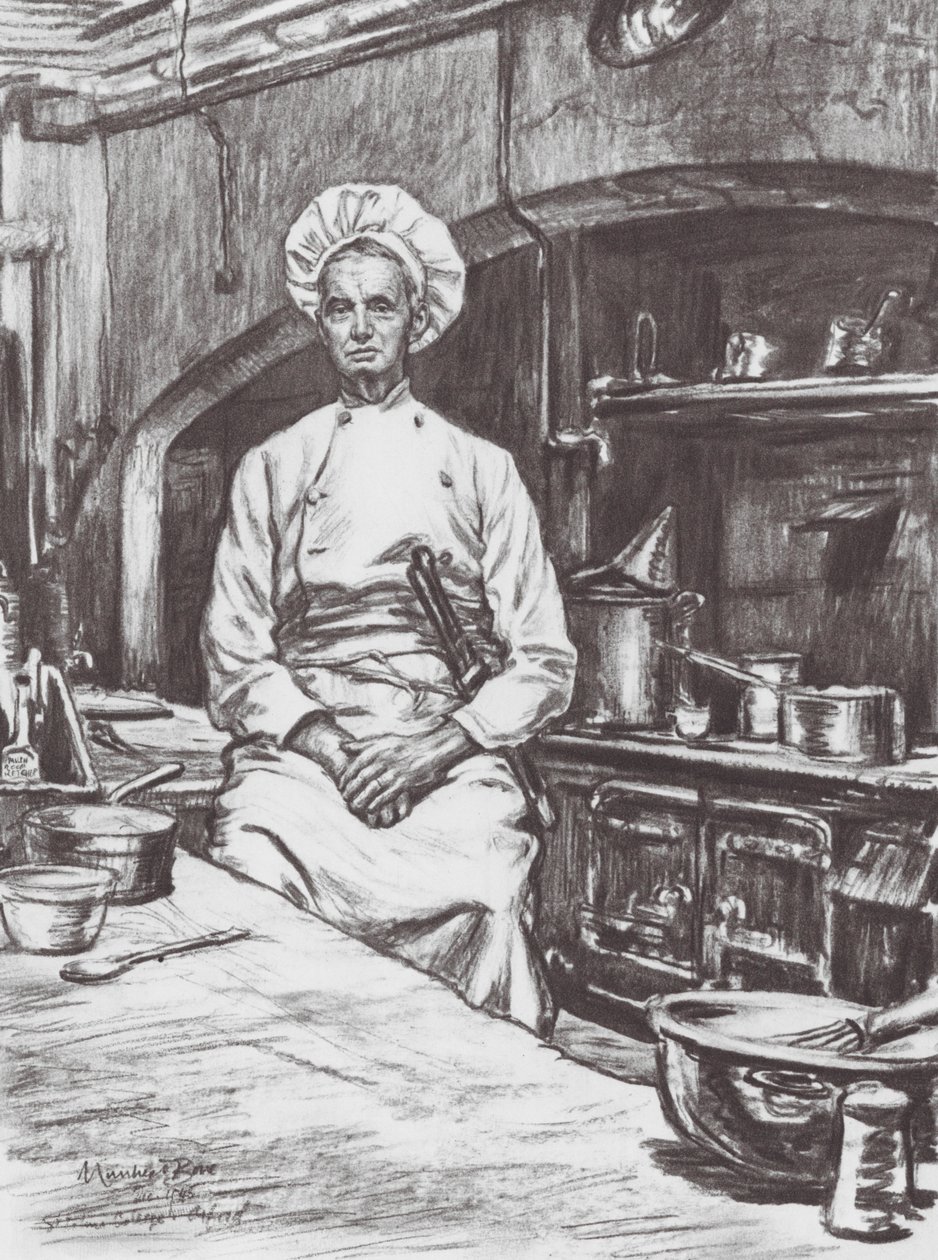 Oxford: Ein College-Koch von David Muirhead (after) Bone