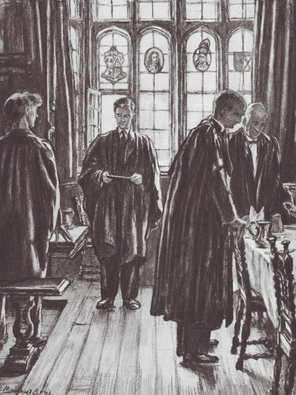 Oxford: Gnade am Brasenose von David Muirhead (after) Bone