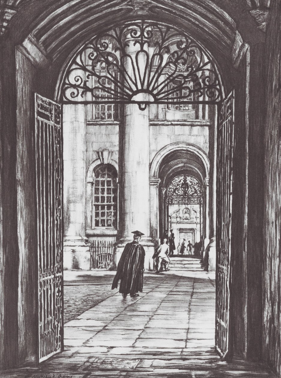 Oxford: Passage, Old Clarendon von David Muirhead (after) Bone