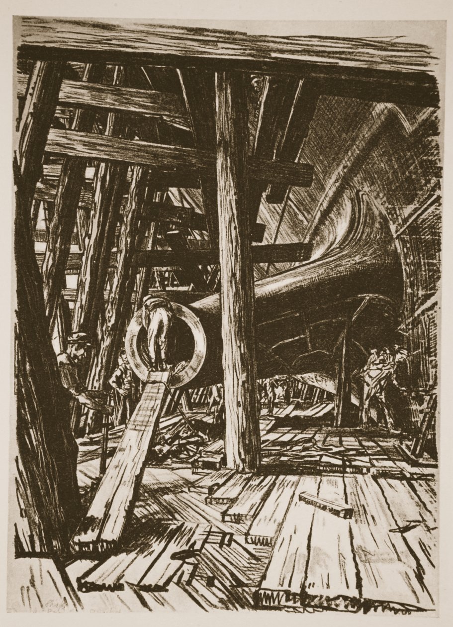 Ein Wellenbrecher, Illustration aus 