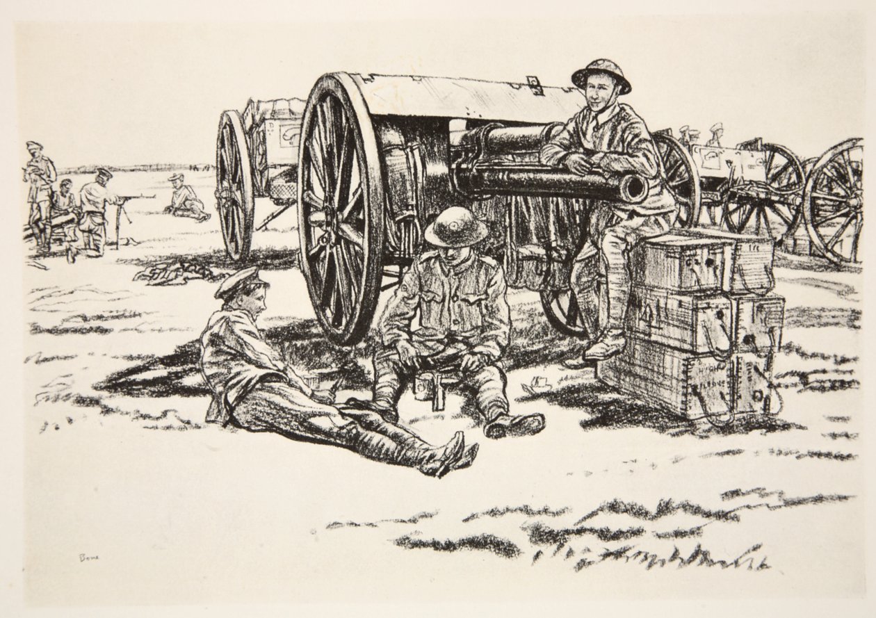 Essenszeit: Männer der RFA, Illustration aus 