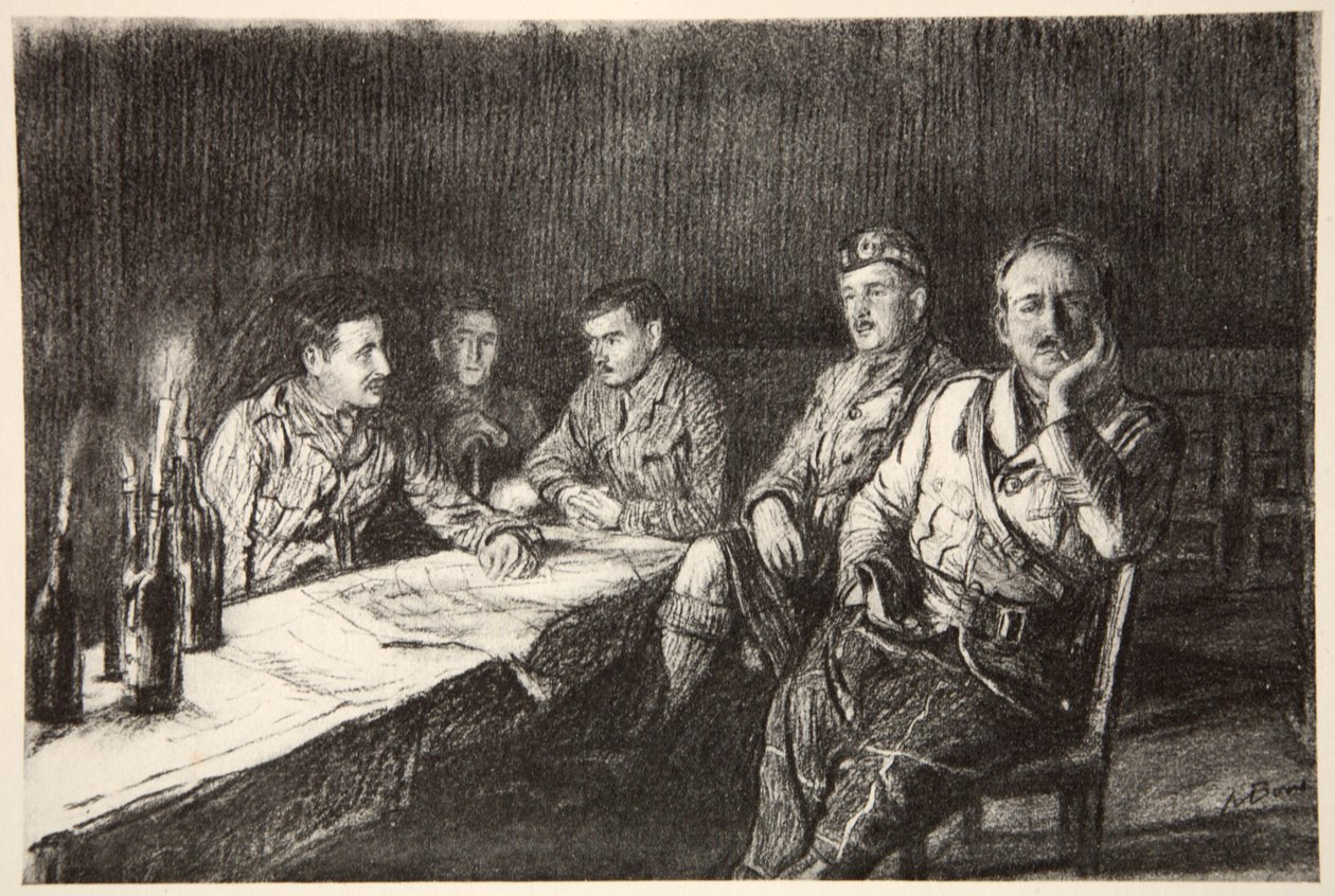Offiziersmesse der Gordon Highlander, Illustration aus 