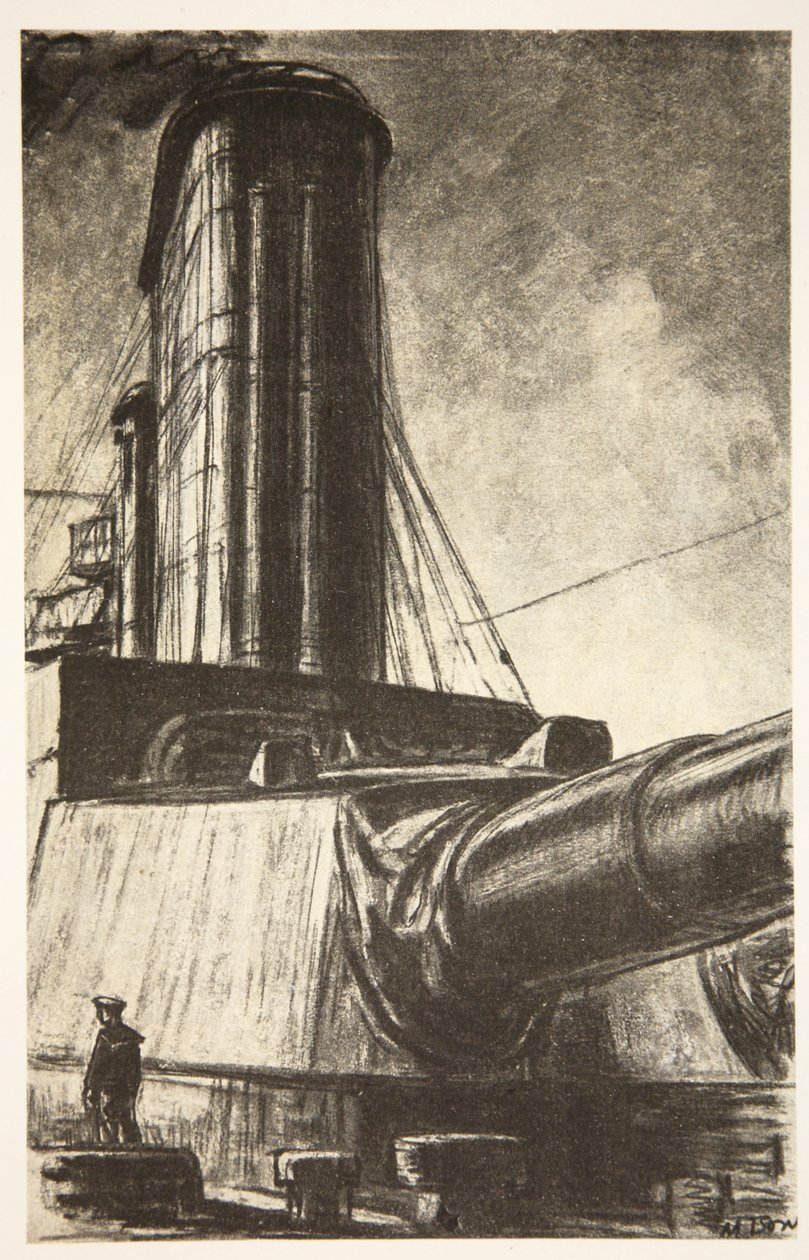 Auf einem Schlachtkreuzer, Illustration aus 