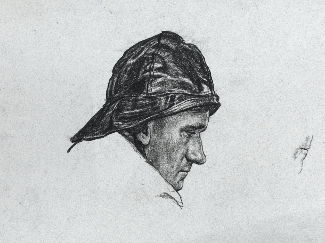 Studie für Winterminenlegen vor Island von David Muirhead Bone