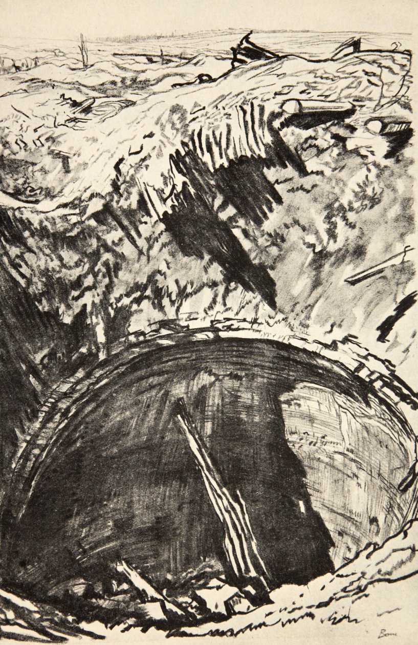 Die Grube der Mouquet-Farm, Illustration aus 