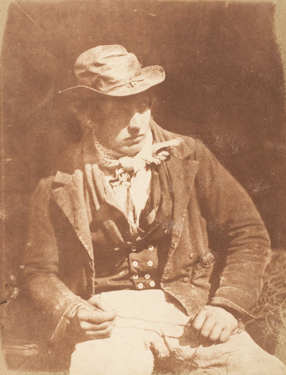 Newhaven Fischer, 1843-47 von Hill and Adamson