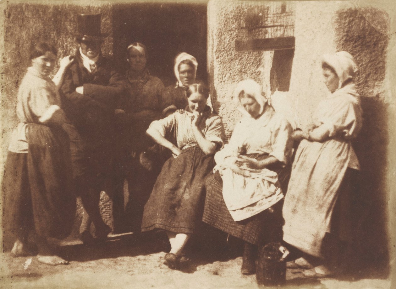 Tür eines Newhaven-Pilotenhauses von David Octavius Hill