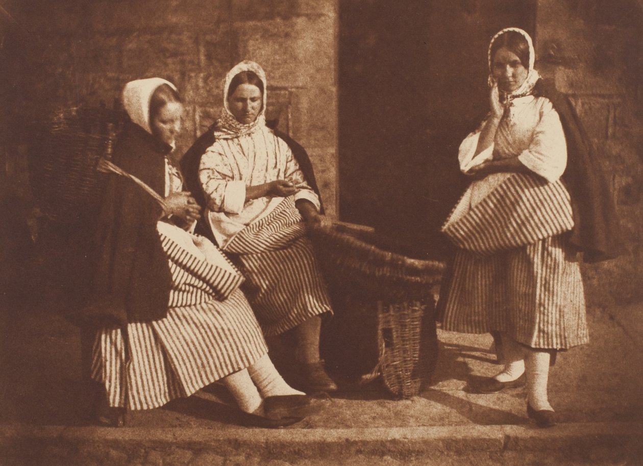 Mrs. Logan und zwei unbekannte Frauen, Newhaven von David Octavius Hill