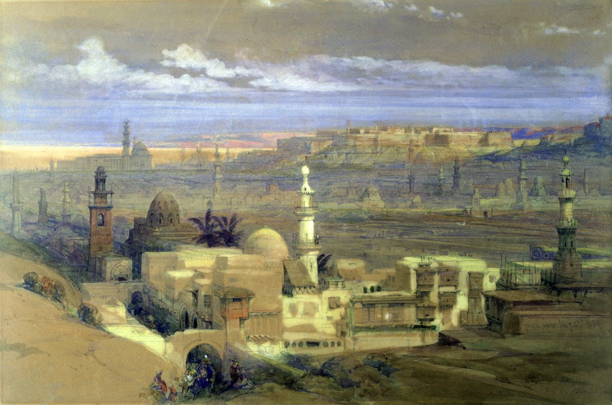 Blick auf Kairo von David Roberts