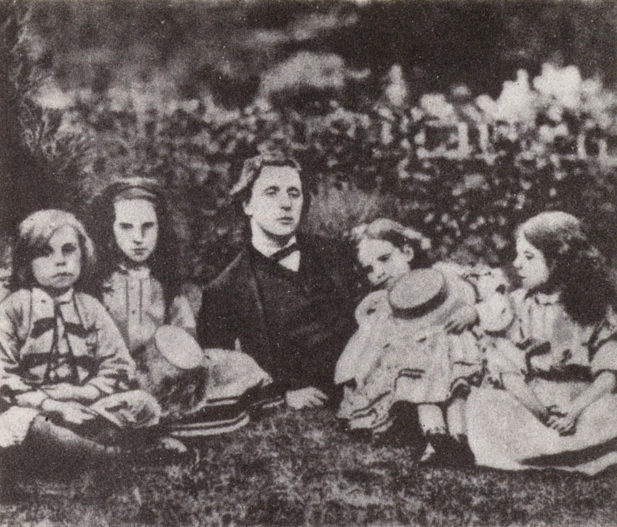Lewis Carroll mit den Macdonald-Kindern von David Scott Lieutenant-Colonel (after) Dodgson