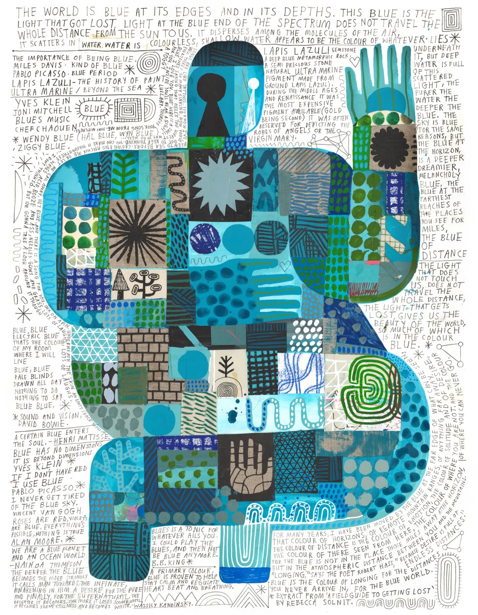 Blau an seinen Rändern von David Shillinglaw