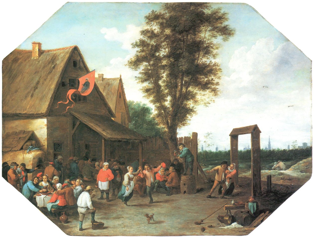Dorf-Festival am St. Georgstag von David Teniers the Younger