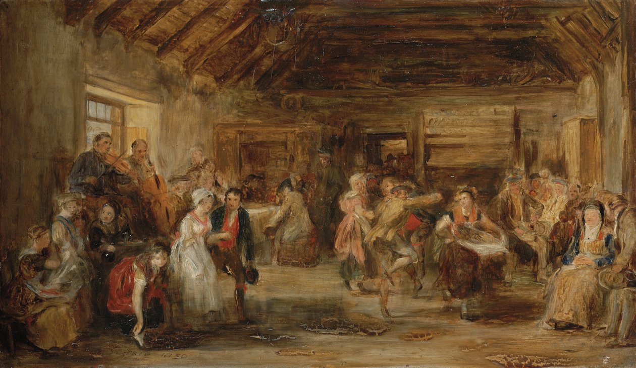 Die Penny-Hochzeit, eine Skizze, 1830 von David Wilkie