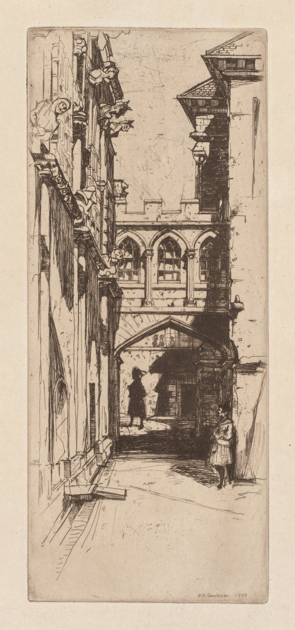 Im Stirling Castle oder Ein schottischer Palast, 1899 von David Young Cameron