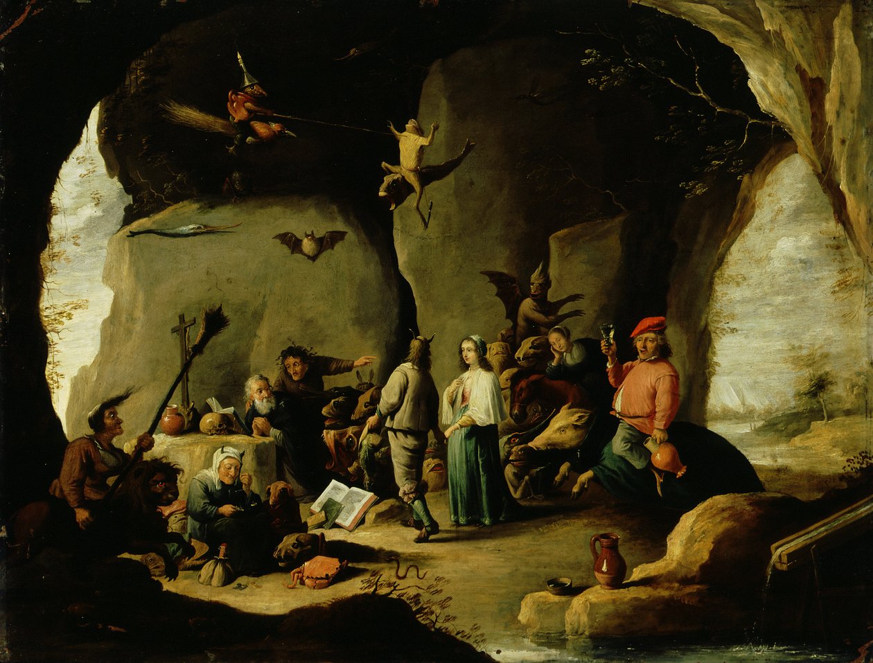 Versuchung des heiligen Antonius von David the Younger (attr. to) Teniers