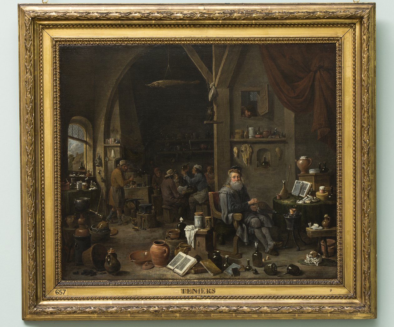 Ein Alchemist von David Teniers the Younger