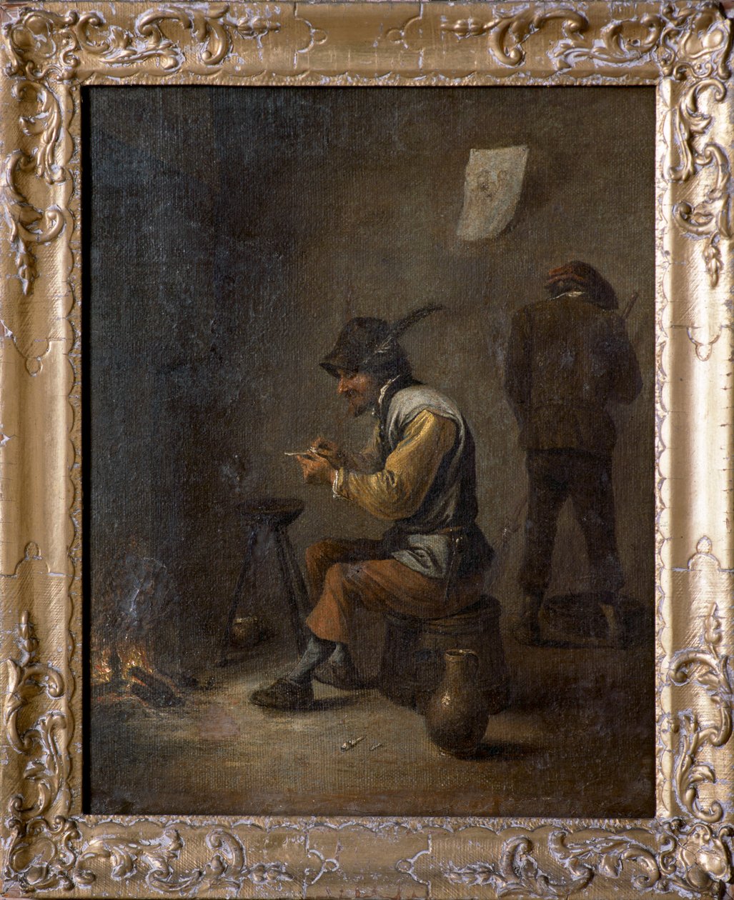 Bauern in einem Interieur von David Teniers the Younger