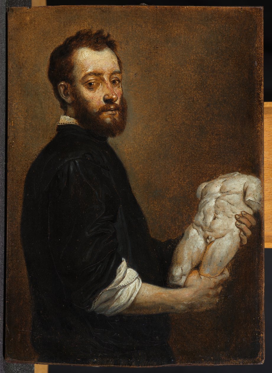 Porträt eines Bildhauers, nach Giovanni Battista Moroni von David Teniers the Younger