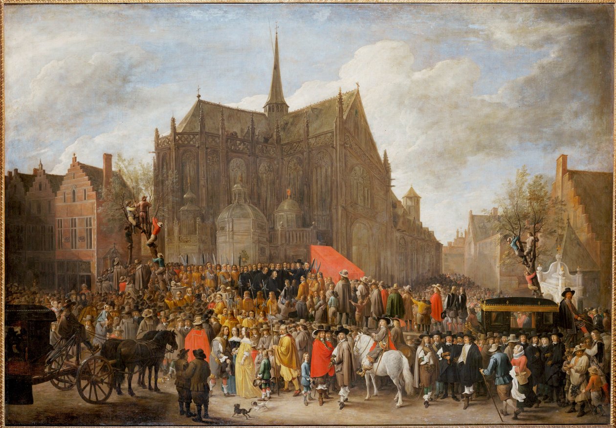 Das Schützenfest in Brüssel von David the Younger Teniers
