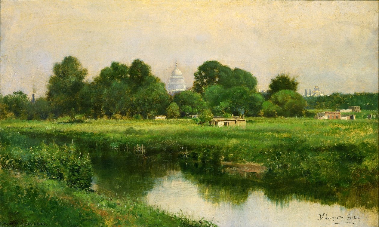 Mündung des James Creek von De Lancey Gill