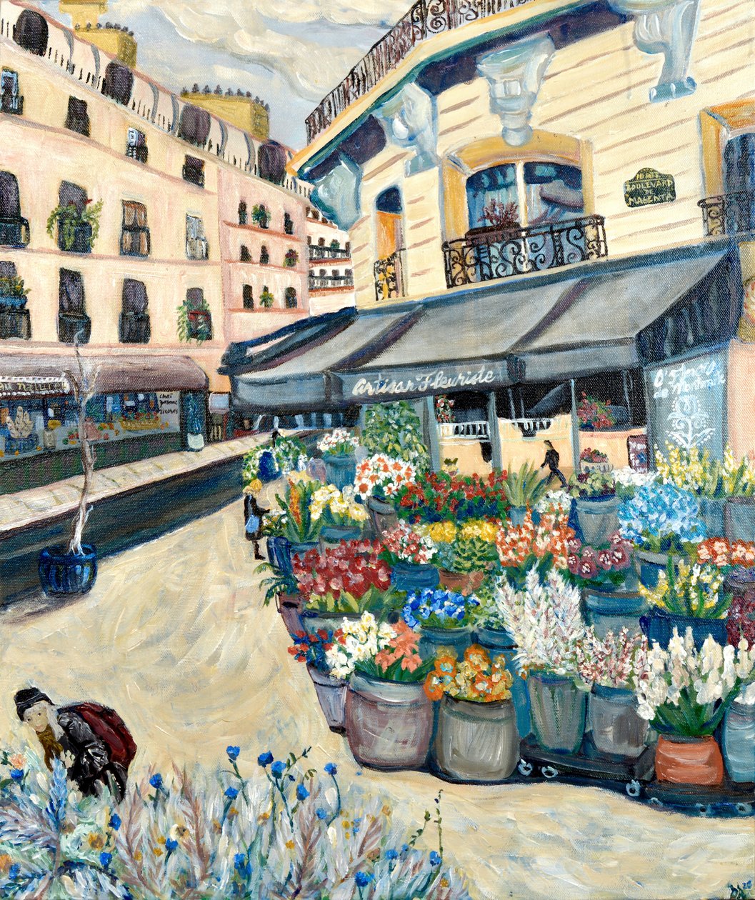 Blumenkäufer von Deborah Eve Alastra