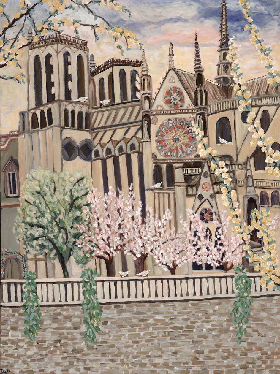 Notre Dame Tauben von Deborah Eve Alastra