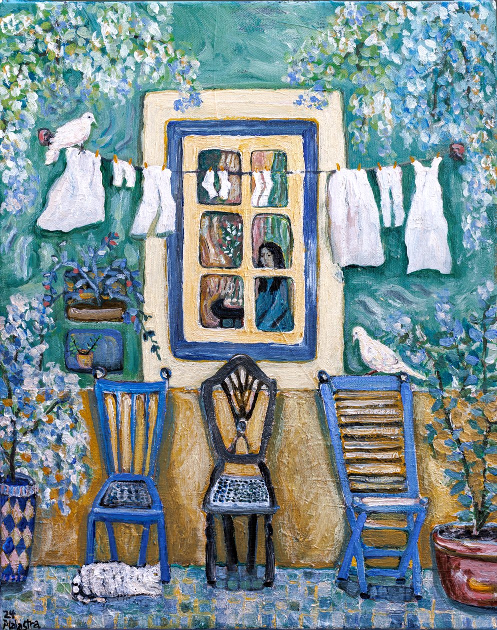 Altes Fenster von Deborah Eve Alastra