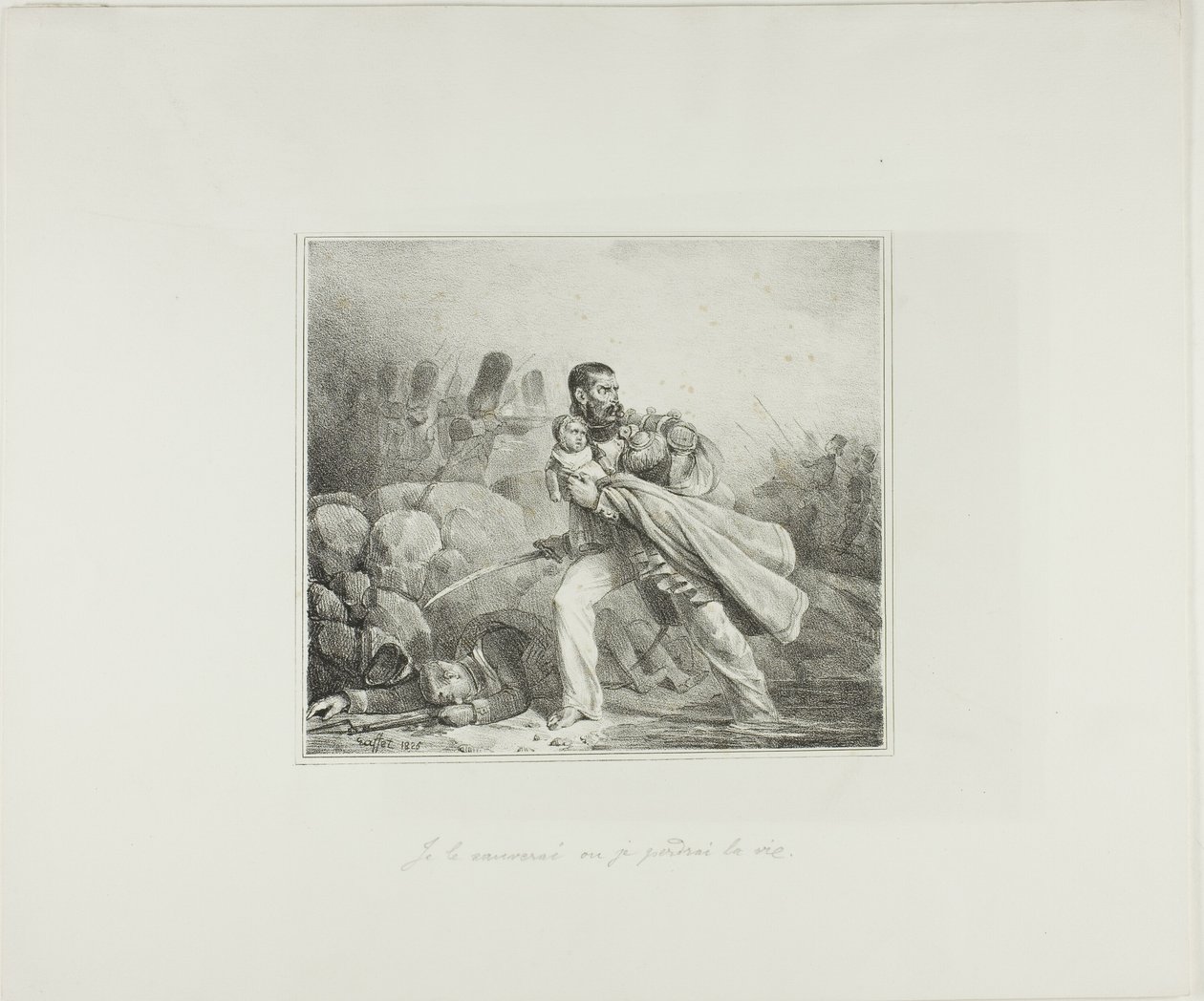 Ich werde ihn retten oder zugrunde gehen von Denis Auguste Marie Raffet