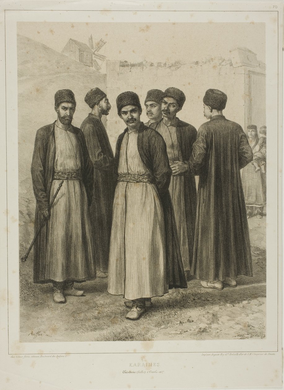 Karaimen, Theodosia, Kaffa, 1. Oktober 1837 von Denis Auguste Marie Raffet