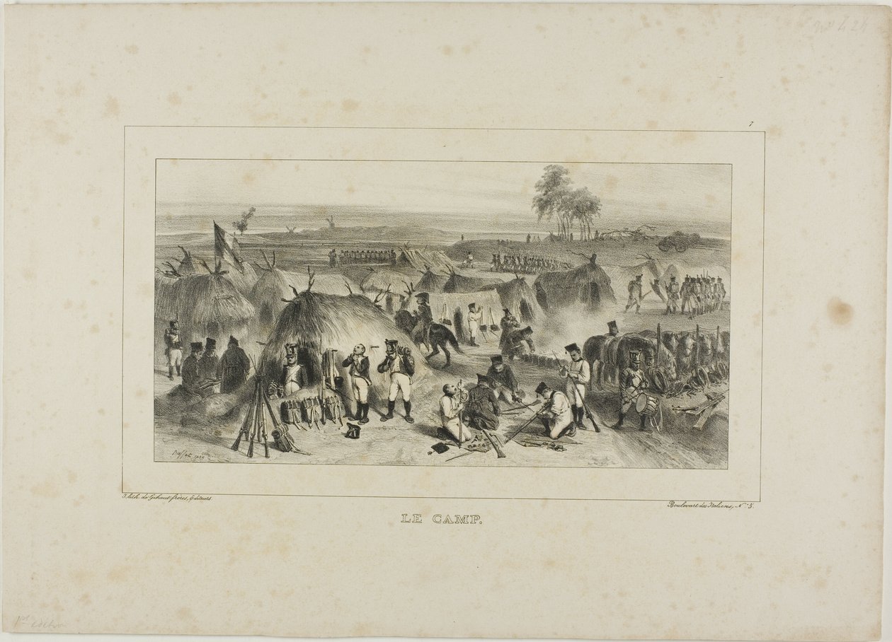 Das Lager von Denis-Auguste-Marie Raffet