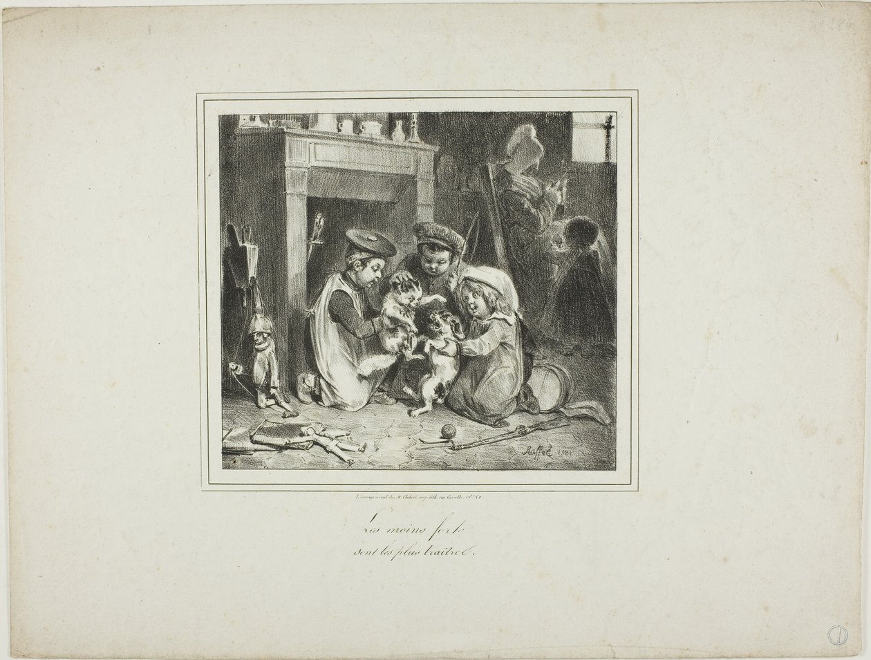 Der Schwächste ist der Heimtückischste von Denis Auguste Marie Raffet