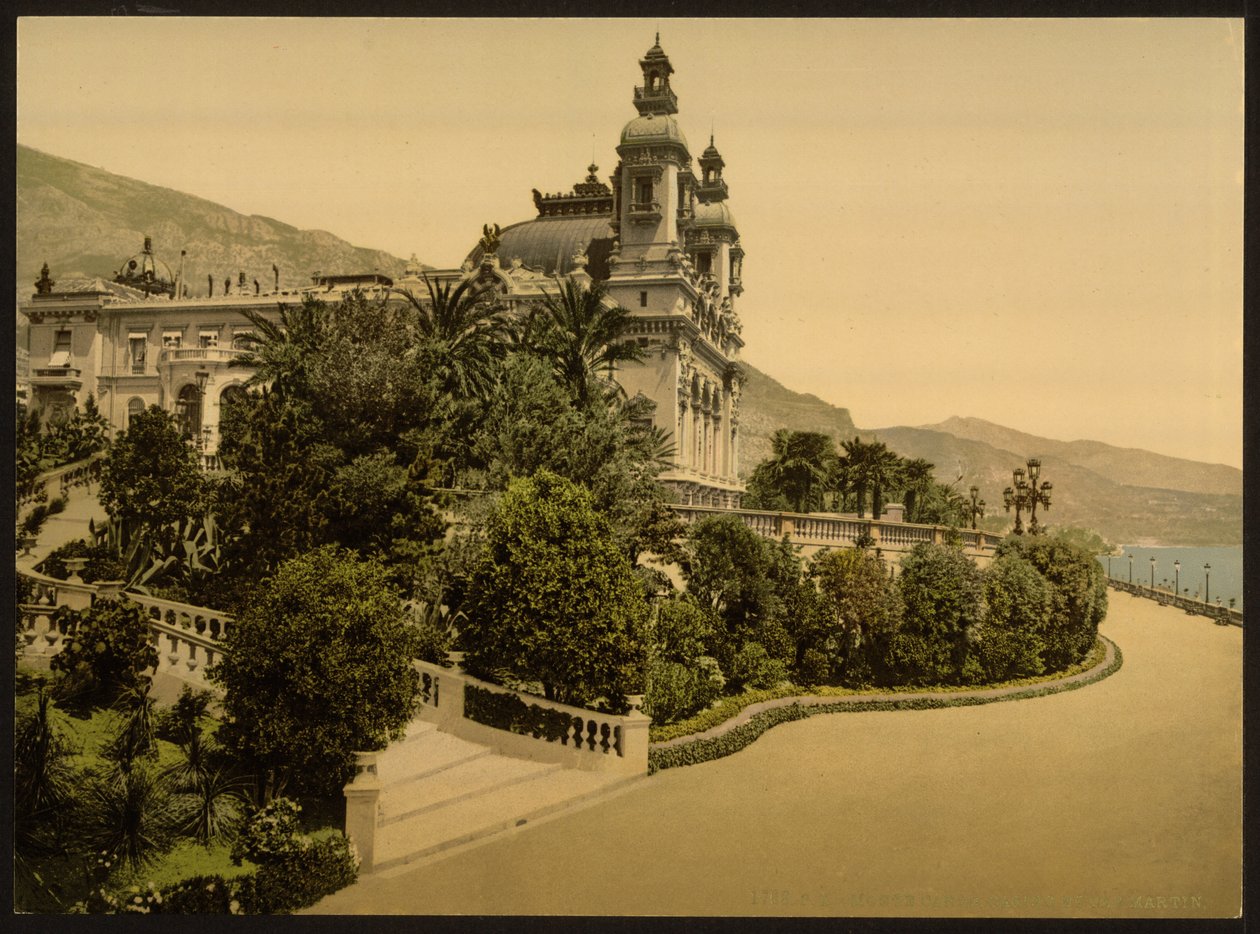 Casino-Eingang, Monte Carlo, Riviera, Monaco von Detroit Publishing Co.
