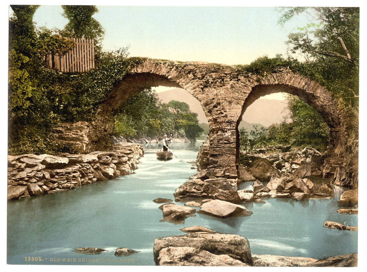Old Weir Bridge, Killarney, County Kerry, Irland, ca. 1890-1900 von Detroit Publishing Co.