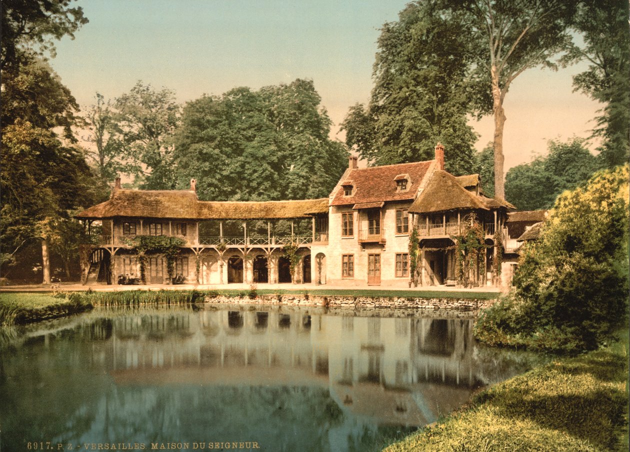 Petit Trianon Park, Maison du Seigneur, Versailles, um 1890-1900 von Detroit Publishing Co.