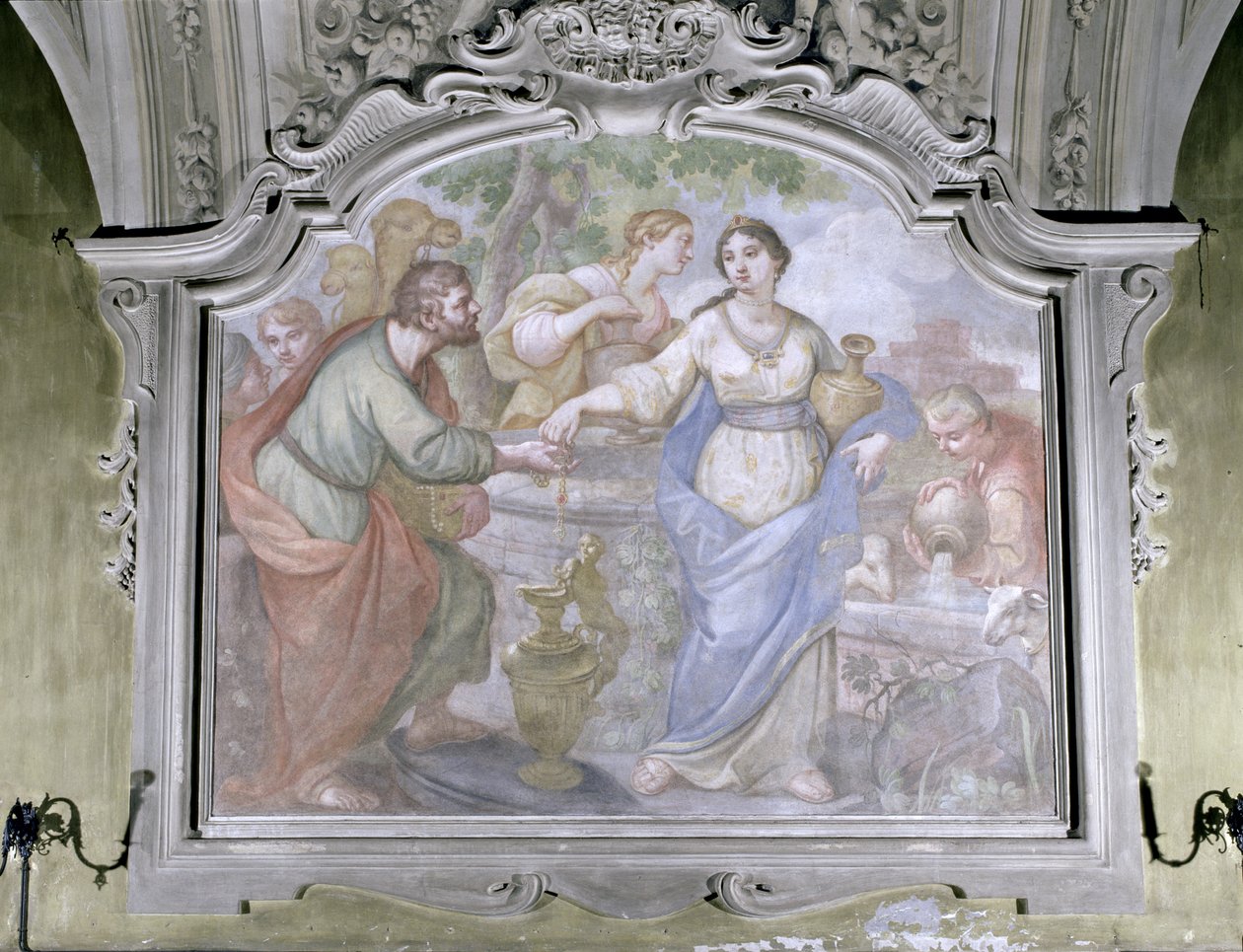 Rebekka am Brunnen, aus dem Refektorium von Diacinto Fabbroni