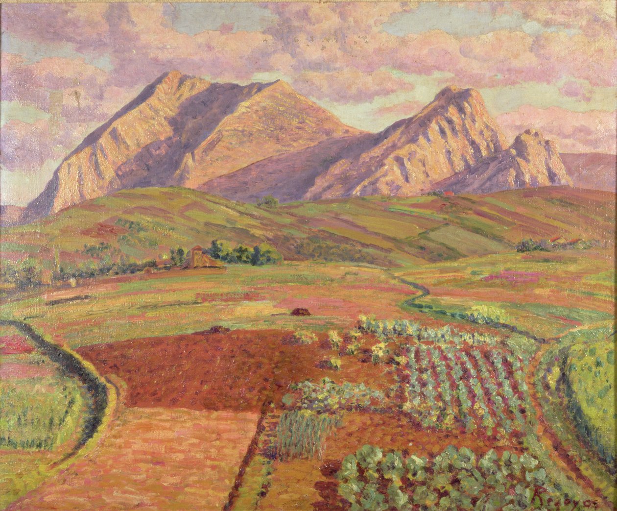 Landschaft von Diario or Dario de Regoyos y Valdes