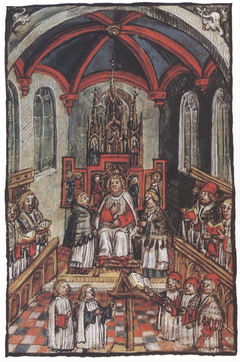 Konstanzer Bistumsstreit von 1474 von Diebold Schilling the Younger