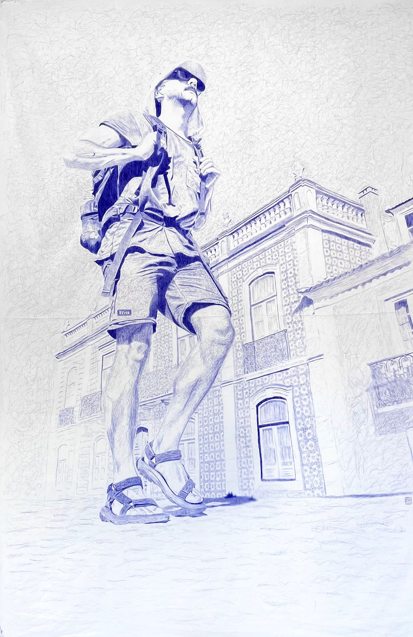 Der Wanderer von Diego Beyro