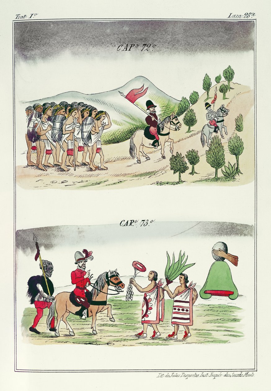 Cap 72 und Cap 73, Illustrationen aus 